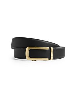 CAZZANO - Men Leather Belt With Slider Buckle