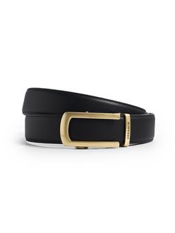 CAZZANO - Men Leather Belt With Slider Buckle