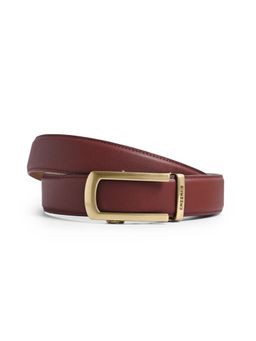 CAZZANO - Men Leather Belt With Slider Buckle