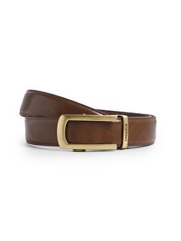 CAZZANO - Men Leather Belt With Slider Buckle
