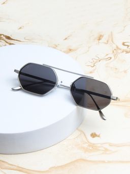 TED SMITH - Grey Octagon Sunglasses 100% Uv Protected Men & Women