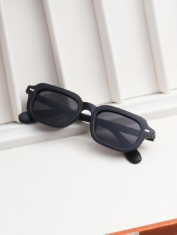 TED SMITH - Grey Rectangle Sunglasses 100% Uv Protected Men & Women