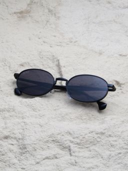 TED SMITH - Grey Oval Sunglasses 100% Uv Protected Men & Women