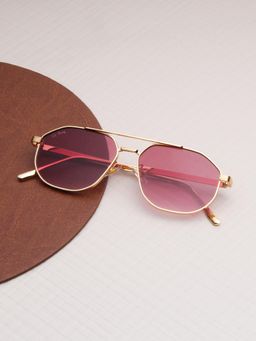 TED SMITH - Pink Aviator Sunglasses 100% Uv Protected Men & Women