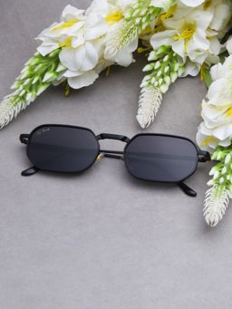 TED SMITH - Grey Hexagon Sunglasses 100% Uv Protected Men & Women