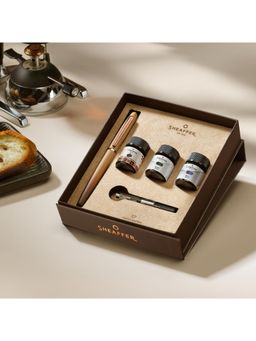 Sheaffer - Vfm G9428 Coffee Edition Fountain Pen With 3 Ink Vials Gift Set