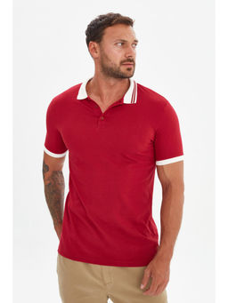 Trendyol - Man Red Polo T-Shirt