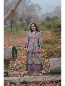 KAFTANIZE - Floral Whimsy Ensemble Co-Ord (Set of 2)