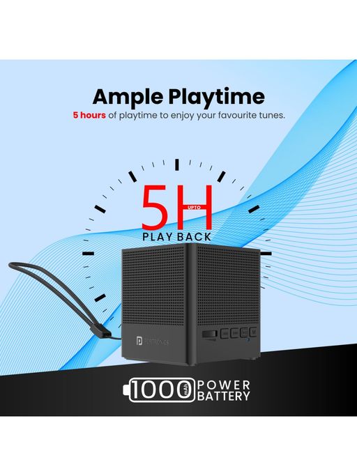 Buy Portronics Bounce 5W Portable Bluetooth Speaker With In