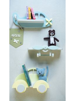 Waddle & Roo - Vroom Car Shelf MultiColour