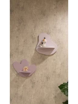 Waddle & Roo - Amoeba Shape Wall-Hung Shelf 2 Blue