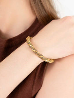 ZAISHA - 18K Gold Plated Sparuzo Adjustable Cuff