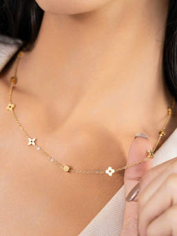 ZAISHA - 18K Gold Plated Minimal Mixi Necklace
