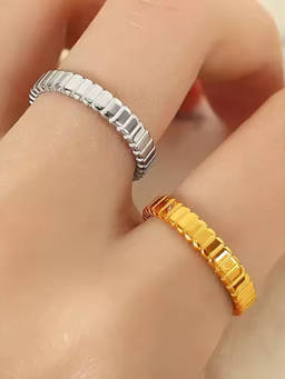 ZAISHA - Minimal Gold Barry 18K Gold Plated Ring