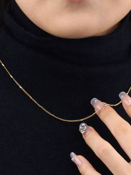 ZAISHA - Orra Beads 18K Gold Plated Anti Tarnish & Skin Safe Chain