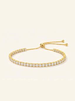 ZAISHA - White Stainless Steel Stones Bracelet