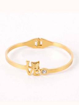 ZAISHA - White Stainless Steel Stones Bracelet