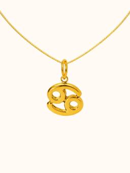 ZAISHA - Cancer Zodiac 18K Gold Plated Necklace