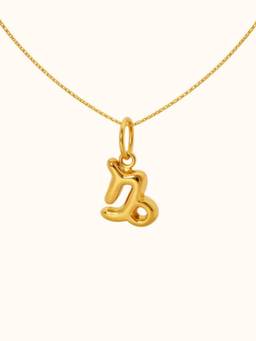 ZAISHA - Capricorn Zodiac 18K Gold Plated Necklace