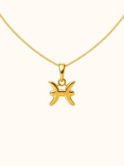 ZAISHA - Pisces Zodiac 18K Gold Plated Necklace