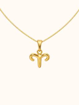 ZAISHA - Aries Zodiac 18K Gold Plated Necklace