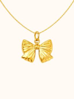 ZAISHA - Golden Bow 18K Gold Plated Necklace