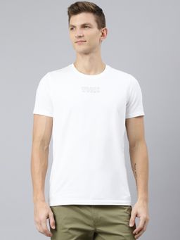 WOODS - Printed White T-shirt