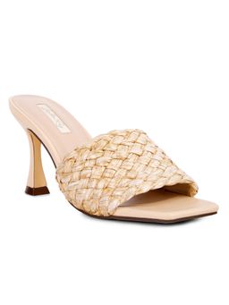London Rag - Braided Beige Heels
