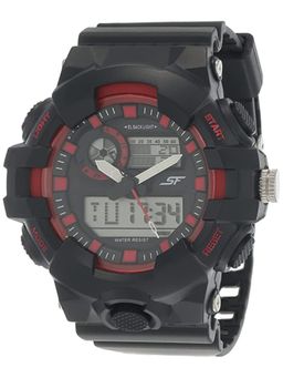 Sonata - NP77117PP04W Round Dial Analog + Digital watch For Men