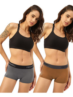 FREECULTR - Boyshorts Micromodal XPAT Waistband Airsoft Antichaffing Multicolor (Pack of 2)