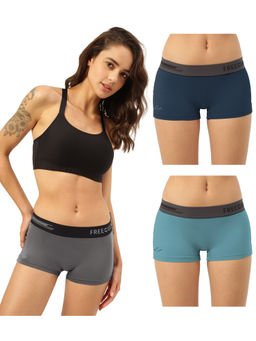 FREECULTR - Boyshorts Micromodal XPAT Waistband Airsoft Antichaffing Multicolor (Pack of 3)