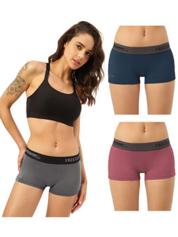 FREECULTR - Boyshorts Micromodal XPAT Waistband Airsoft Antichaffing Multicolor (Pack of 3)