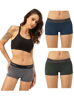 FREECULTR - Boyshorts Micromodal XPAT Waistband Airsoft Antichaffing Multicolor (Pack of 3)