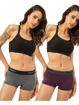 FREECULTR - Boyshorts Micromodal XPAT Waistband Airsoft Antichaffing Multicolor (Pack of 2)