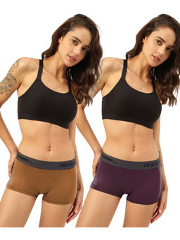 FREECULTR - Boyshorts Micromodal XPAT Waistband Airsoft Antichaffing Multicolor (Pack of 2)