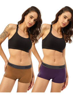 FREECULTR - Boyshorts Micromodal XPAT Waistband Airsoft Antichaffing Multicolor (Pack of 2)