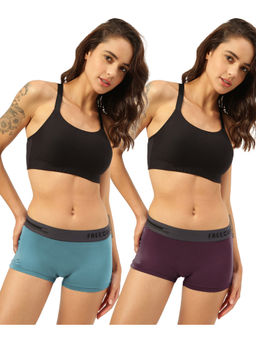 FREECULTR - Boyshorts Micromodal XPAT Waistband Airsoft Antichaffing Multicolor (Pack of 2)