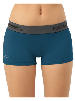 FREECULTR - Womens Boy-Shorts Micromodal XPAT Waistband Airsoft Antichaffing -Teal