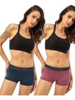 FREECULTR - Boyshorts Micromodal XPAT Waistband Airsoft Antichaffing Multicolor (Pack of 2)