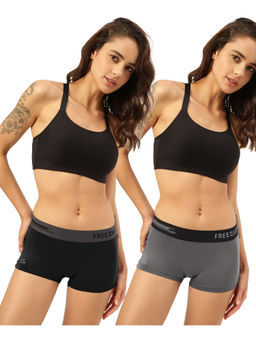 FREECULTR - Boyshorts Micromodal XPAT Waistband Airsoft Antichaffing Multicolor (Pack of 2)