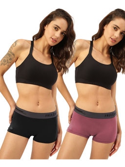 FREECULTR - Boyshorts Micromodal XPAT Waistband Airsoft Antichaffing Multicolor (Pack of 2)