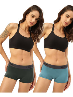 FREECULTR - Boyshorts Micromodal XPAT Waistband Airsoft Antichaffing Multicolor (Pack of 2)