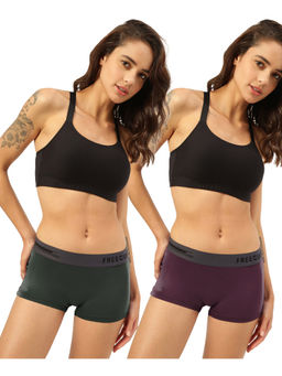 FREECULTR - Boyshorts Micromodal XPAT Waistband Airsoft Antichaffing Multicolor (Pack of 2)