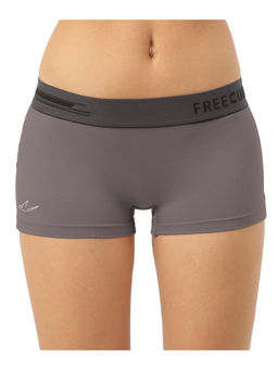 FREECULTR - Womens Boy-Shorts Micromodal XPAT Waistband Airsoft Antichaffing -Grey