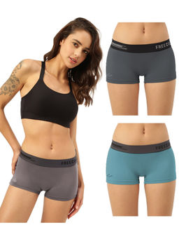 FREECULTR - Boyshorts Micromodal XPAT Waistband Airsoft Antichaffing Multicolor (Pack of 3)