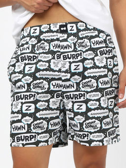 Bewakoof - Men's Grey Garfield All Over Printed Boxers