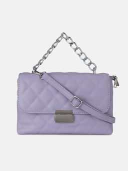 Kazo - Purple Textured Sling and Cross Bag