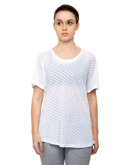 adidas - W Burn Out Tee White Sports T-shirt