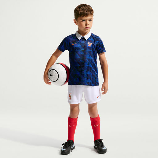 FFF 2026 Stadium Home - Nike FFF 2026 Stadium Home Younger Kids' Football Replica 3-Piece Kit