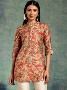 Libas - Womens Floral Multi-Color Kurti